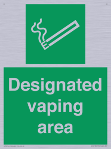 Designated vaping area